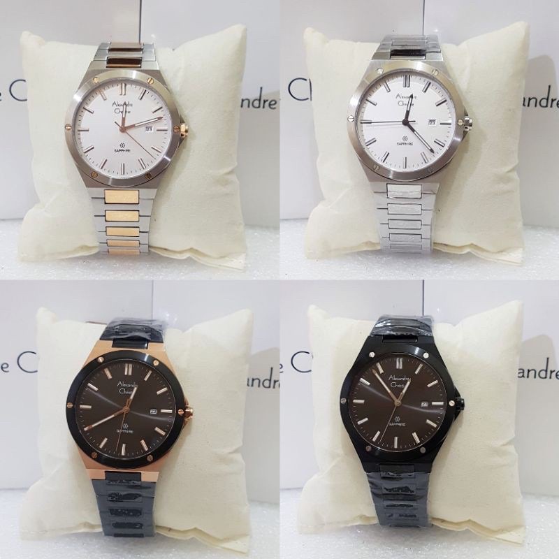 JAM TANGAN PRIA ALEXANDRE CHRISTIE AC 8562 SAPPHIRE ORIGINAL