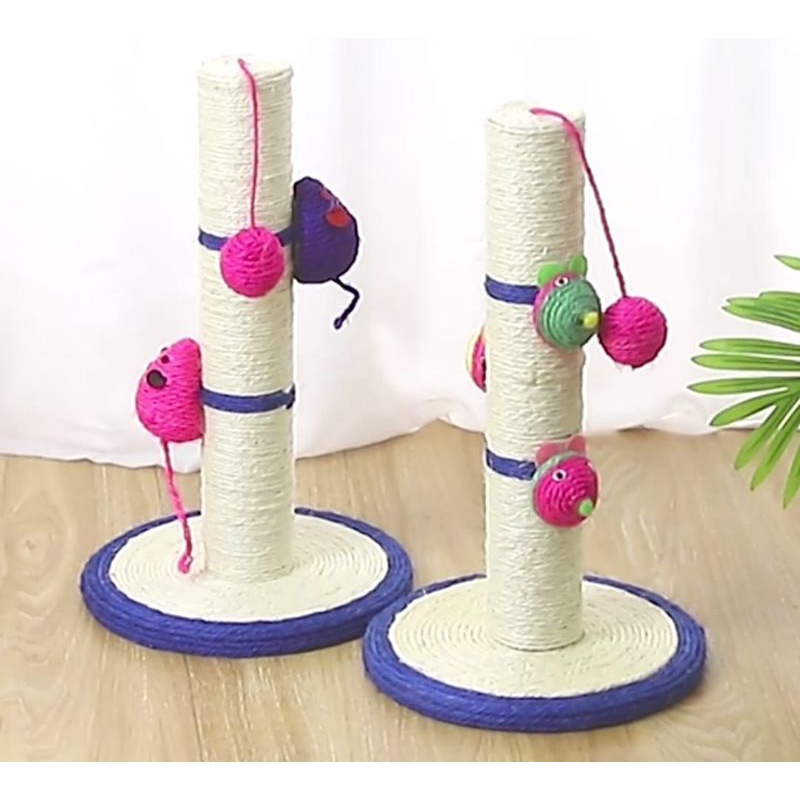 Cat Tree Condo Tali Sisal Garukan Kucing  41x24x7cm