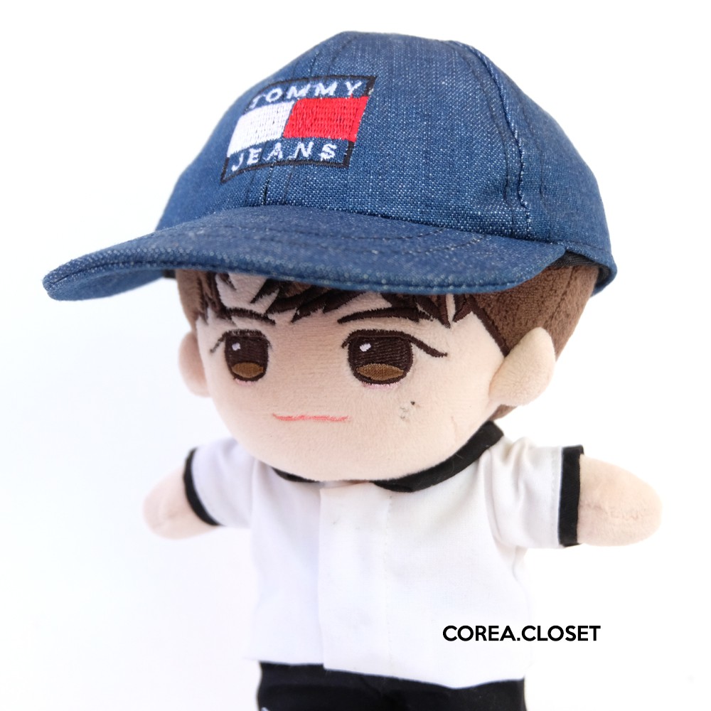 20cm kpop doll Style - Tommy Jeans CAP (Denim)  Topi boneka