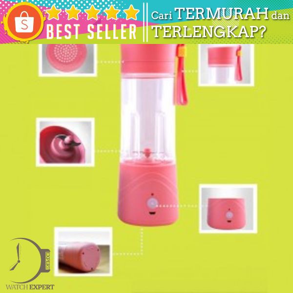 Blender Jus Portable 380ml - Pink