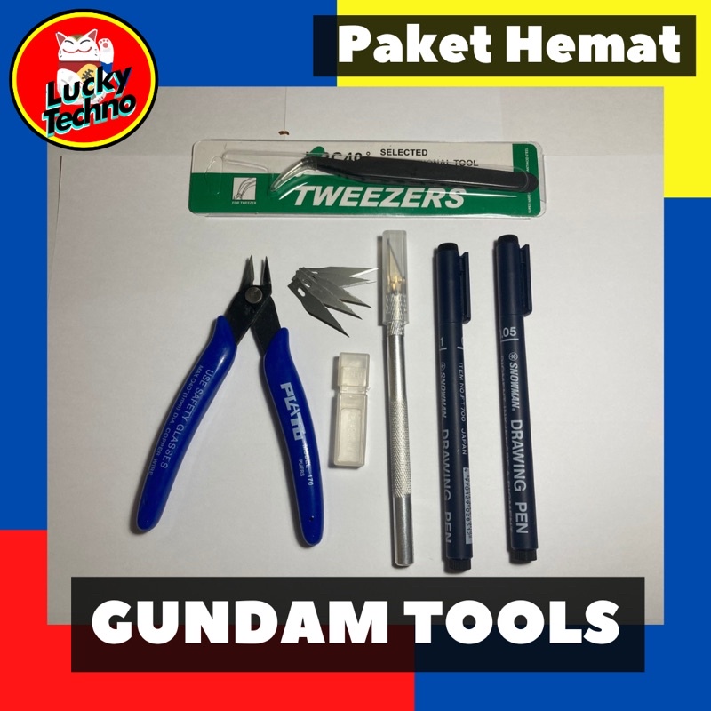 Tool set gunpla gundam - Tool kit rakit gundam ( paket hemat)