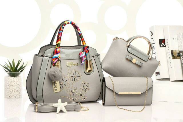 Tas Eldora Meidina ES1152 (3in1) wanita branded batam fashion import