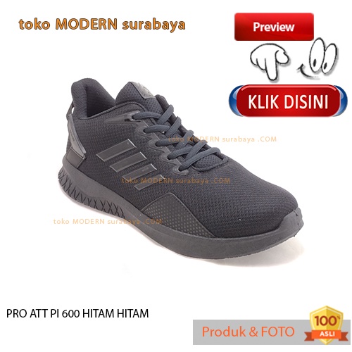 PRO ATT PI 600 HITAM HITAM sepatu pria sepatu casual sneakers