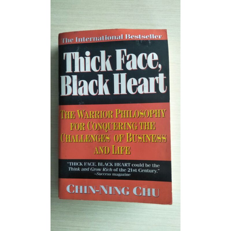 Jual Buku Thick Face Black HeartThe Warrior Philosophy For Conquering