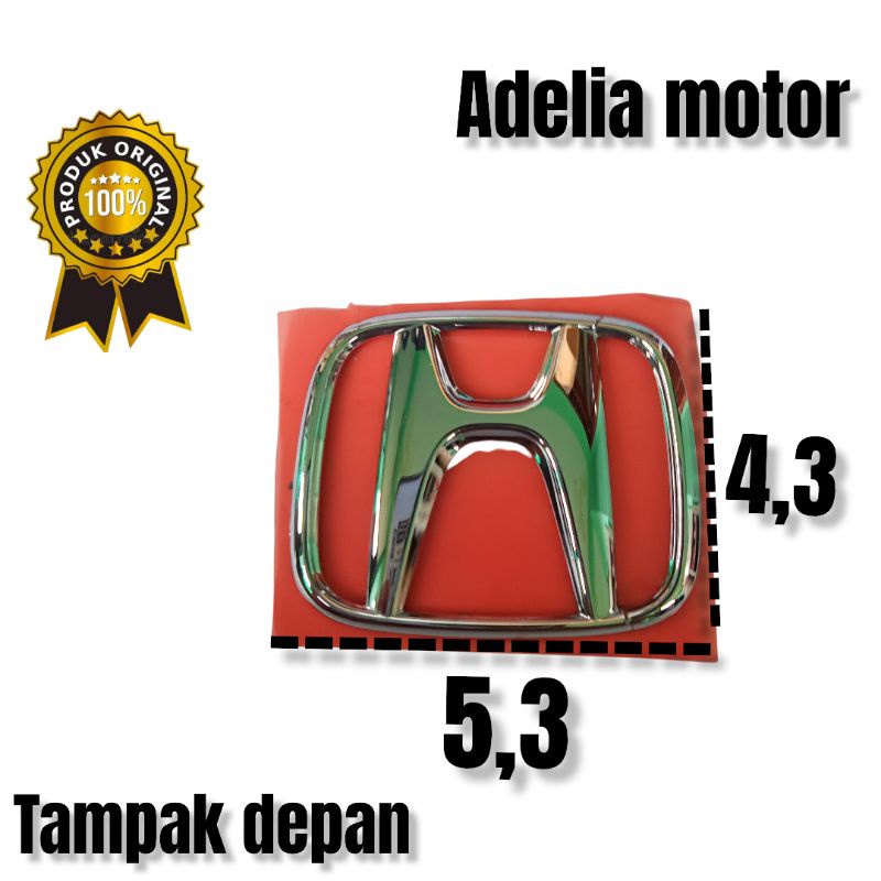 Emblem stir Honda logo stir Honda Emblem Honda original satuan