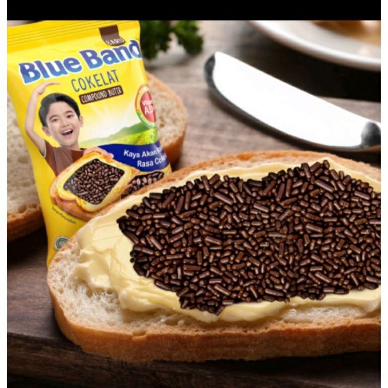 meses blueband sachet 90gr exp Mei 2022