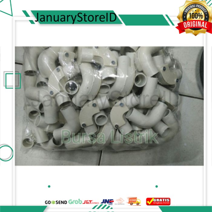 ELBOW PIPA PVC 20MM BENTUK L SAMBUNGAN PIPA KNEE L