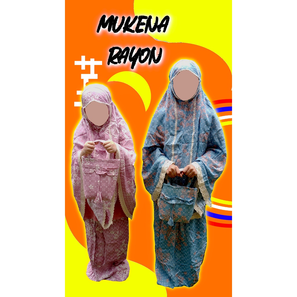 Mukena Anak / Mukena Rayon / Mukena Motif / Mukena Anak TK SD