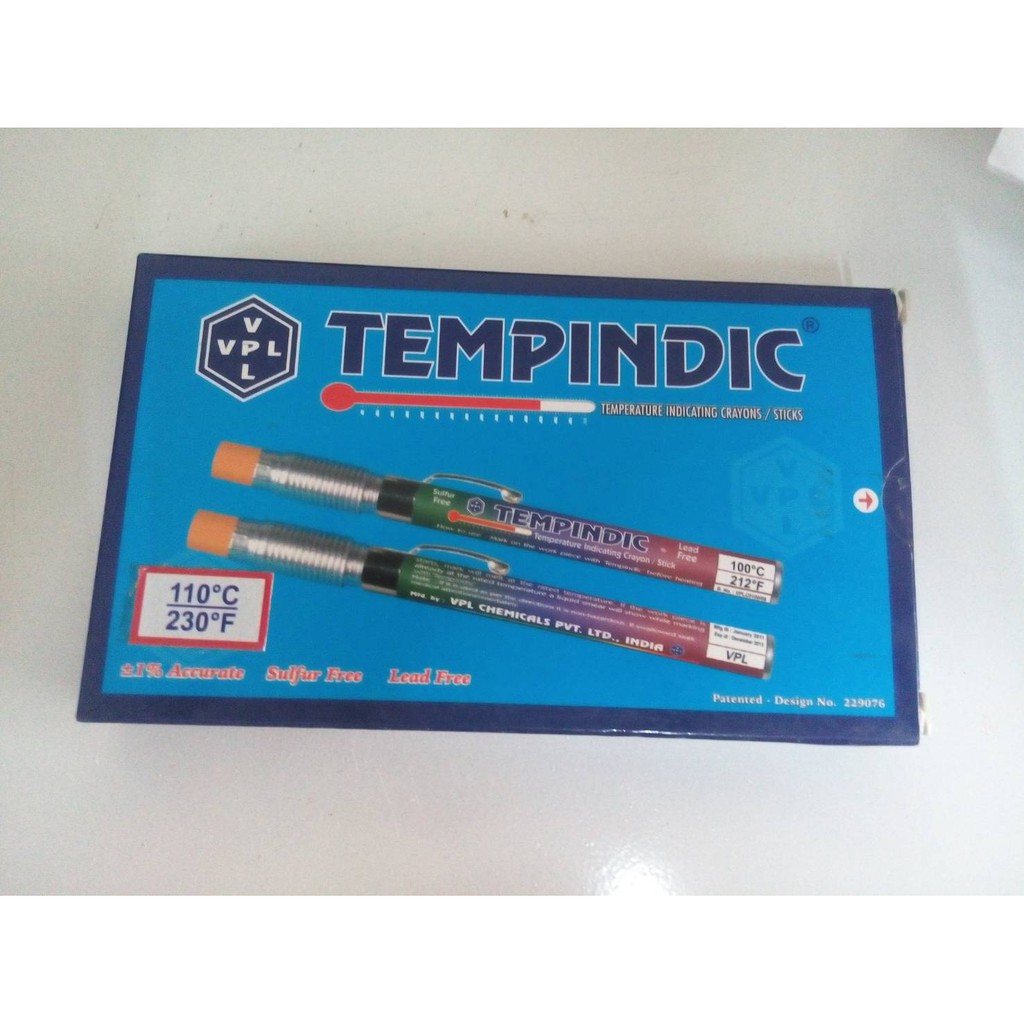 

Temperature Indicating Crayon, Tempindic 110C/230F