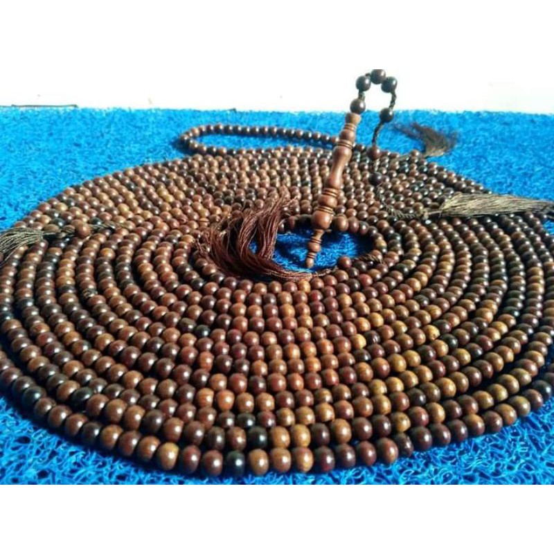 tasbih 1000biji tasbeh 1000butir kayu stigi