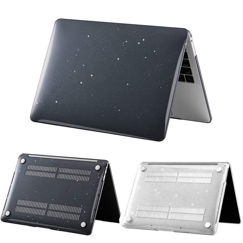hard case glitter bling untuk macbook m1 chip 13 pro air retina 11 12 13 3 16 inch 2021 pro 14 16