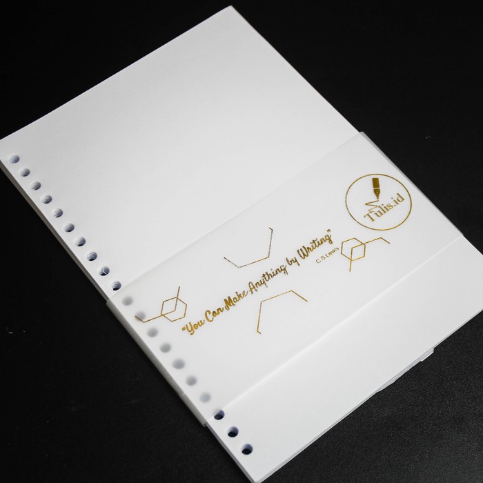 

[Tulis.Id] Kertas Loose Leaf Binder Paper A5 80 GSM Grid Dotted Blank - Blank Polos terbaik