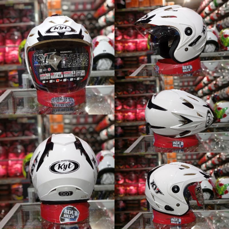 HELM KYT VENOM RR & ROMEO SOLID SERIES 100%  ORIGINAL SNI-DOT-5