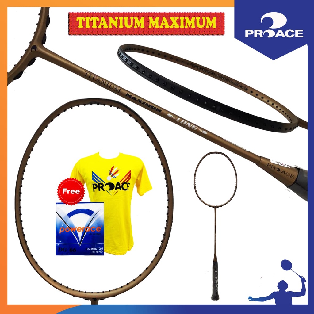 Raket Badminton Proace Titanium Maximum