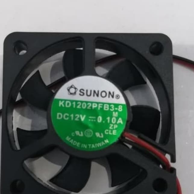 New fan sunon 5cm tebel 1cm 12v bagus tipis 5x5 5 cm