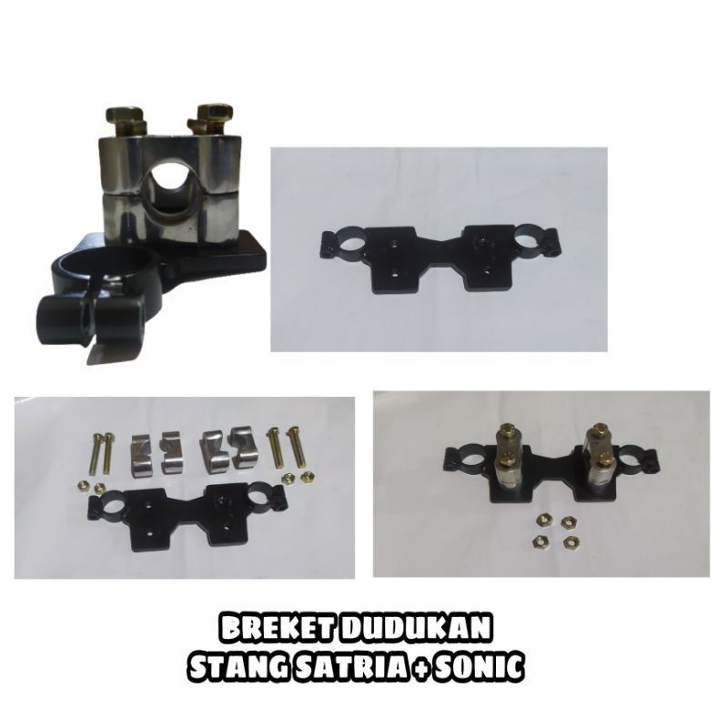 BRECKET STANG DUDUKAN STANG SATRIA FU &amp; HONDA SONIC BREKET STANG SONIC SATRIA