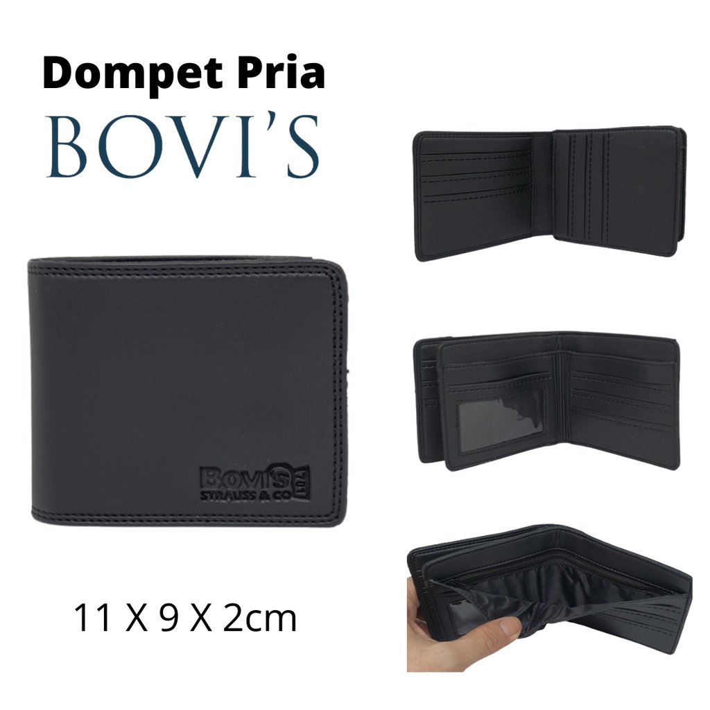 Dompet Pria Cowok Bovis Original Kulit Garut Harga Murah Model Keren Anak Muda Terbaru dan Kekinian Kualitas Distro