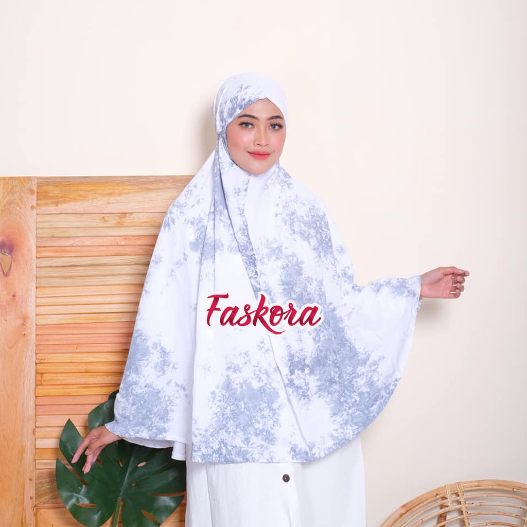 Kerudung Bergo Maryam Jumbo Tie dye / Khimar Jumbo Murah / Bergo Maryam Jumbo XXL