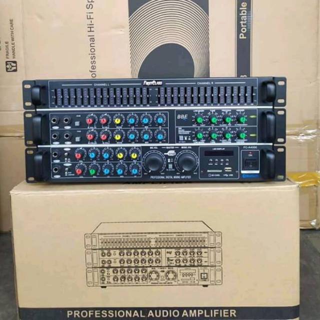 POWER MIXER AMPLIFIER FIRSTCLASS FC A4000 AMPLIFIER KARAOKE FIRSTCLASS FC A4000 AUDIO MUSIK SOUND