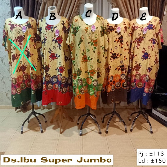 BAJU DASTER IBU SUPER JUMBO
