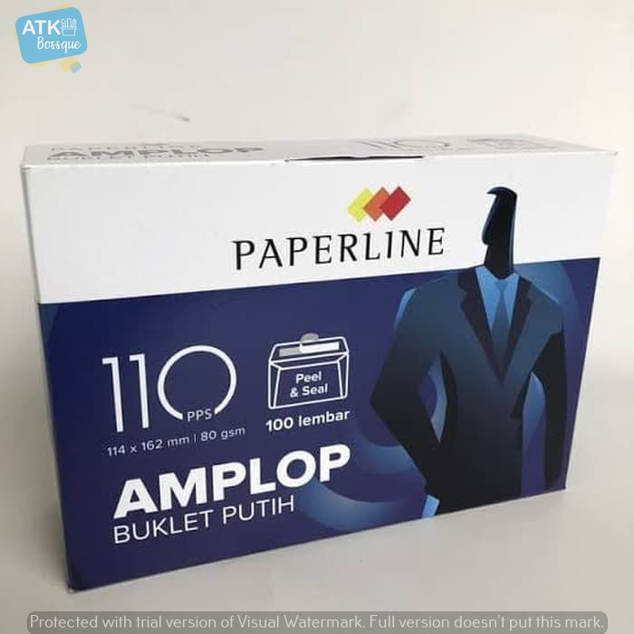 

Amplop / Envelope Tanggung Paperline Ukuran 110 PPS 1 Pak 100
