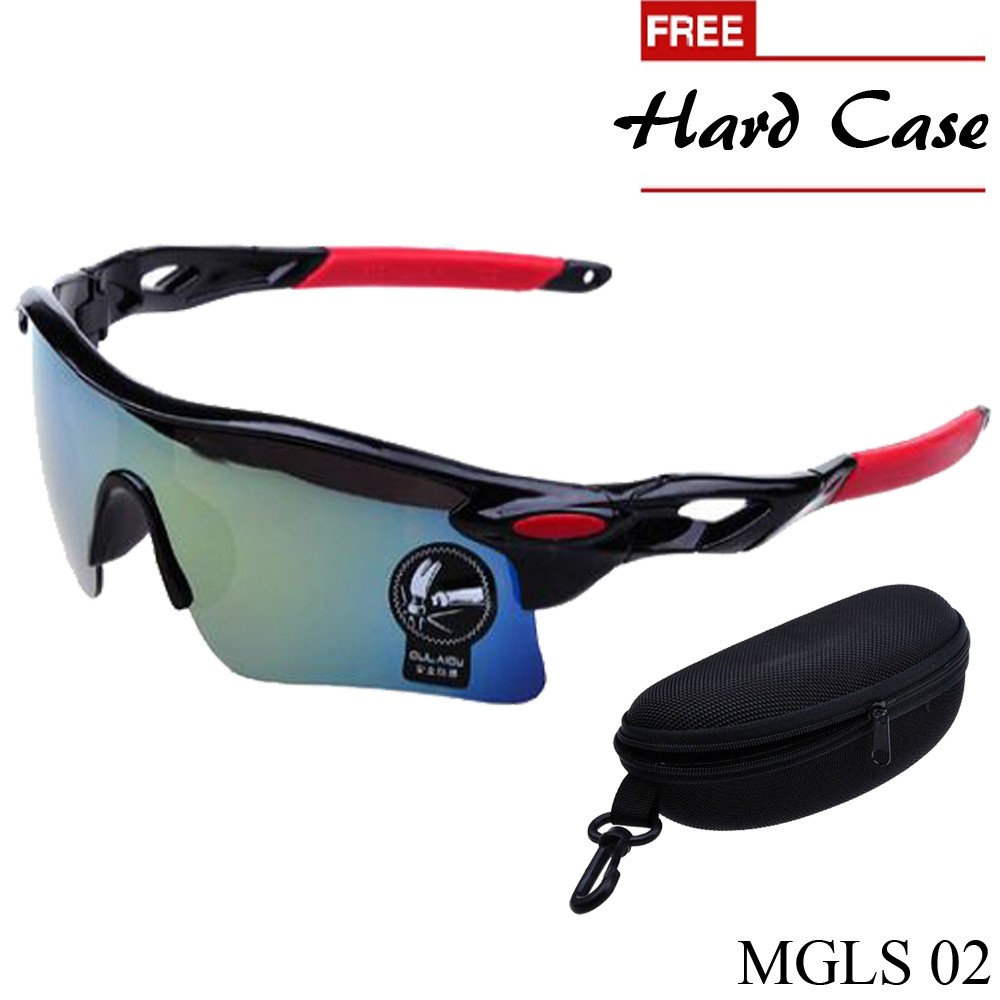 Sunglasses Keren Murah Polycarbonate Hitam Merah – MGLS 02