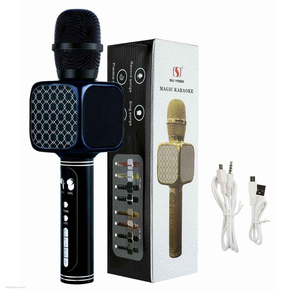 PROMO MIC BLUETOOTH SU YOSD YS-69 ORIGINAL/MICROPHONE WIRELESS KTV MAGIC KARAOKE/MIKROPON PORTABLE