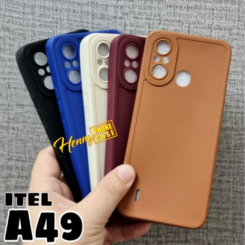 ITEL A49 VISION 1 PRO CAMERA MACARON CASING SOFTCASE SILIKON