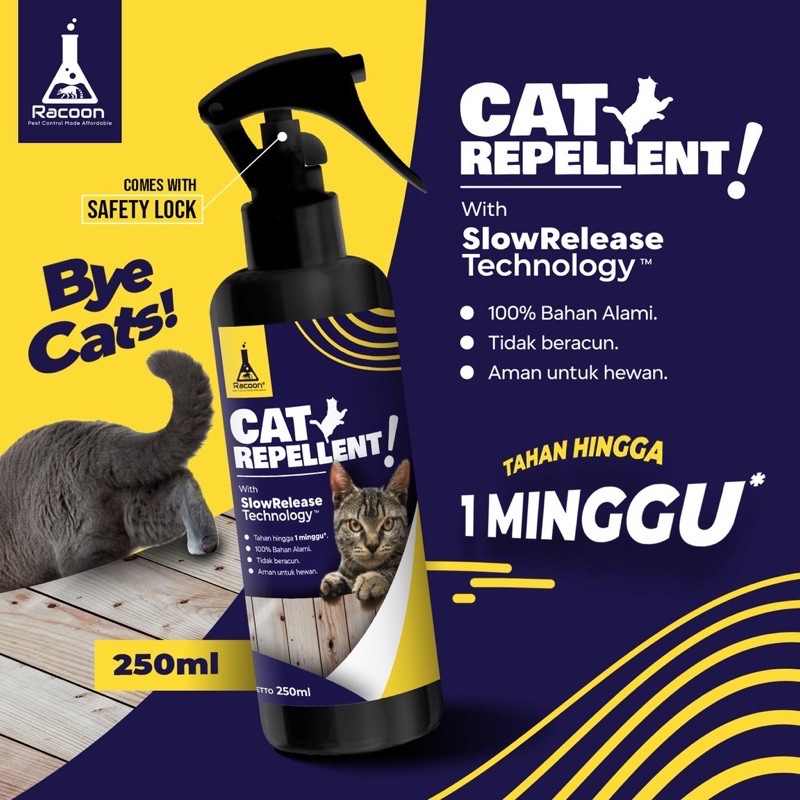 RACOON Cat Repellent / Spray Pengusir Kucing (AMAN UNTUK HEWAN)