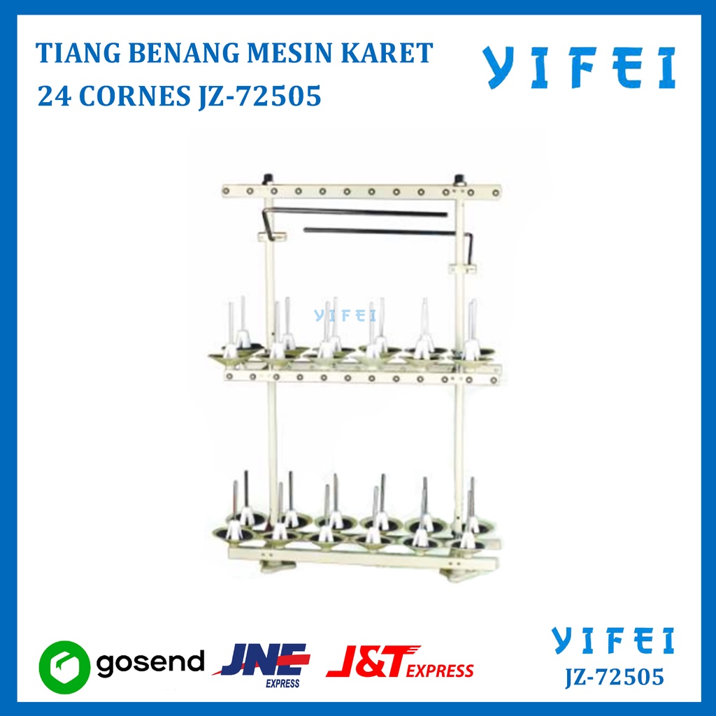 TIANG BENANG MESIN KARET/KANSAI 24 CORNES/12 JARUM YIFEI-72505