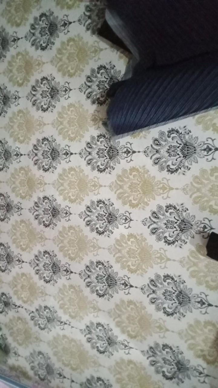 Paling Laku Cod Wallpaper Dinding 10m Motif Batik - Black & White Wave Line Walpaper