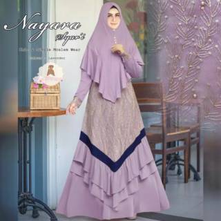  Gamis  Jumbo  Nayara Baju  Kondangan Big Size Busana Muslimah 