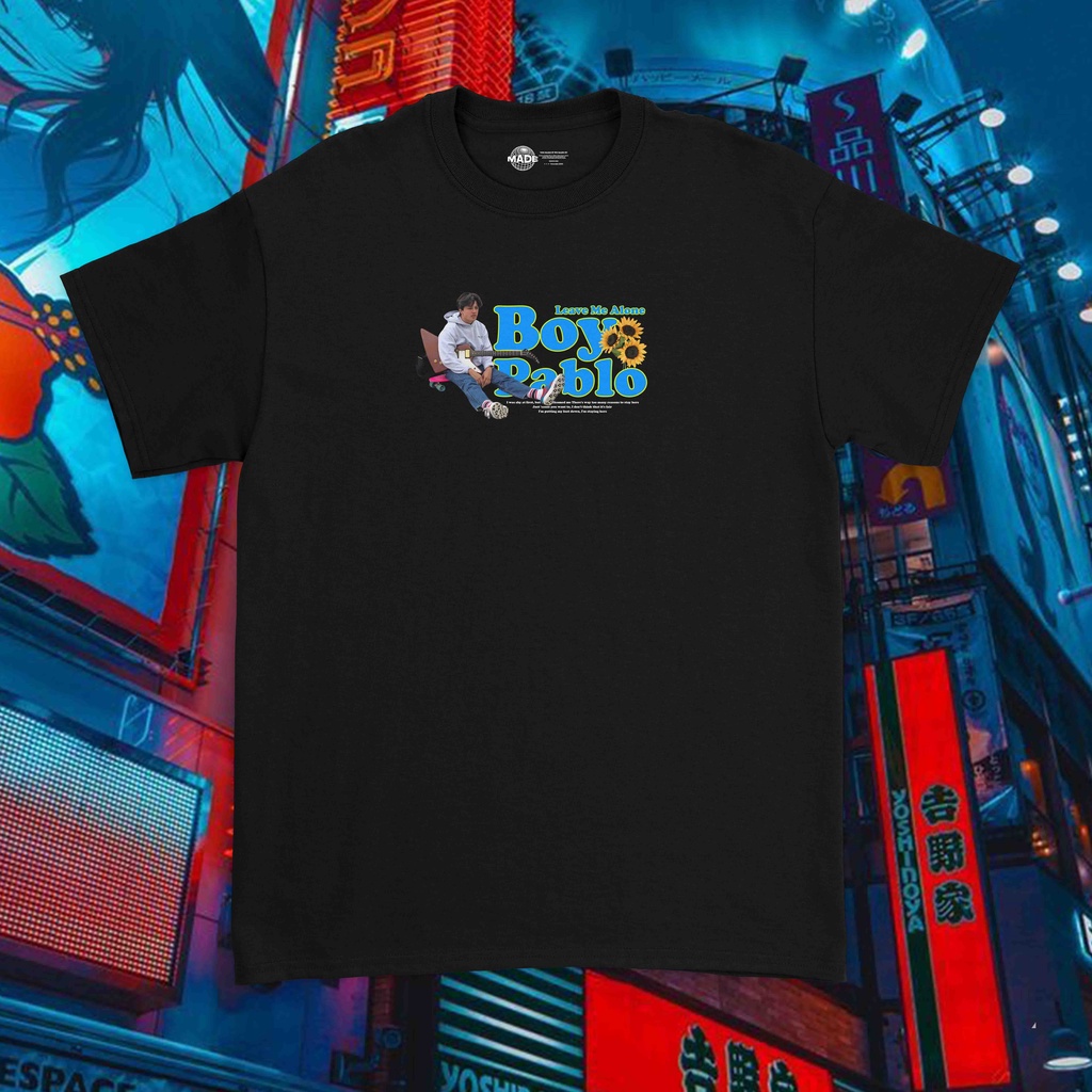 Kaos boy pablo - Musik Merch | Unisex | Baju Band boy pablo | boy pablo Tees