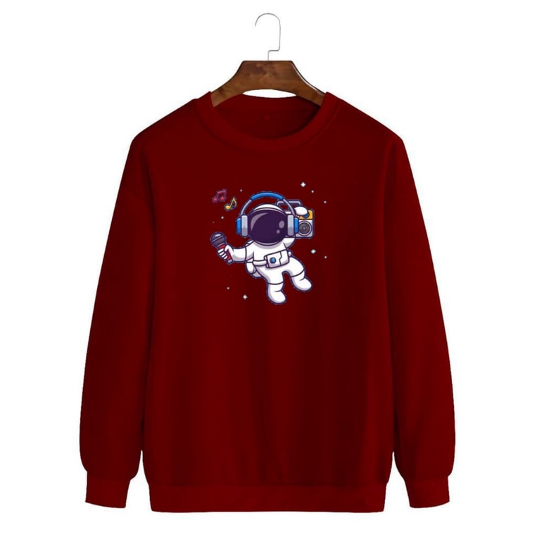 Noveli wear - Sweatshirt roughneck | sweater crewneck basic unisex distro bahan berkualitas sablon digital 009