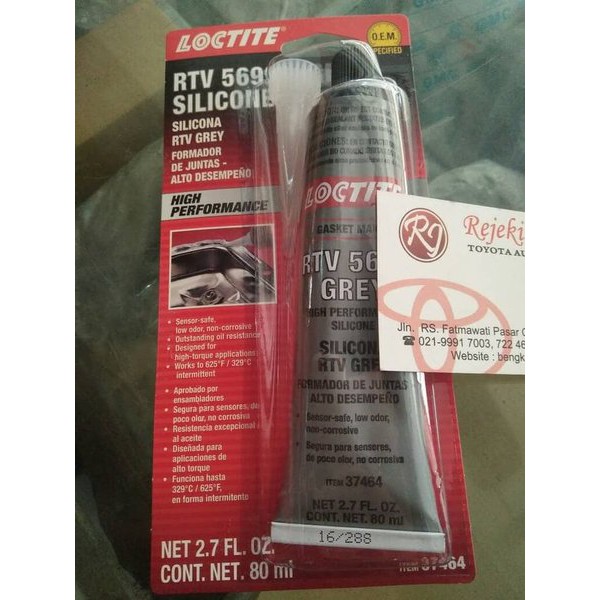 

Lem Gasket Loctite RTV 5699 Grey Terjangkau
