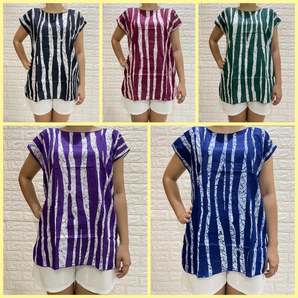 BAJU BLUS SANTAI WANITA FIT TO L KODE LURUS REAL PICT!!!