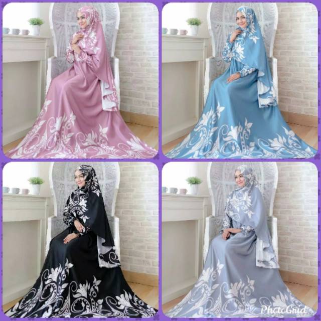 "Real Pict" Set Gamis Syar'i Vanisa