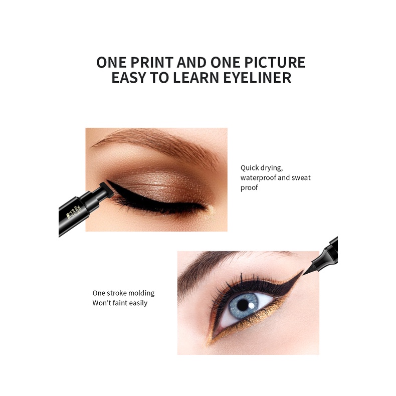 EYELINER STAMP 2IN1 WATERPROOF BOBEINI &amp; PAKET HEMAT EYELINER STAMP dan EYESHADOW PEN