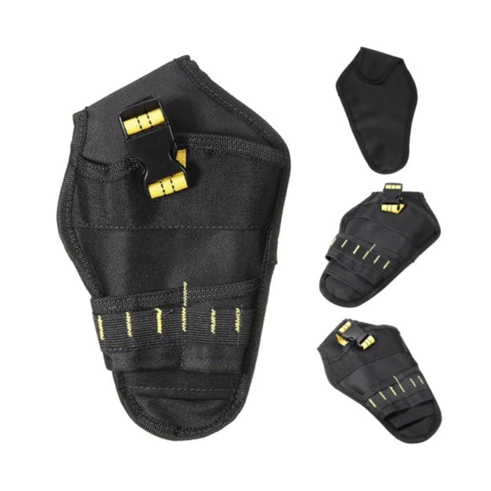 Kantong Tas Holster Bor Elektrik Drill Pouch Carrier - 14012822 - Black