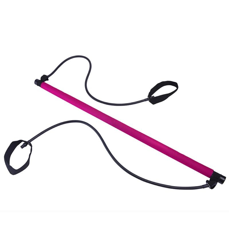 (MAINANKYU) RIDEFORCE Bar Stick Tali Stretching Pilates Tube Yoga Fitness You Can Do It - TP49 - Purple