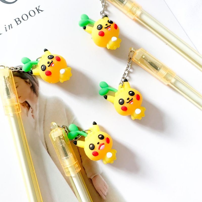 

✨Murah Banget✨Pulpen gantungan pikachu / pikacu daun COD READY pen bolpen alat tulis kantor lucu