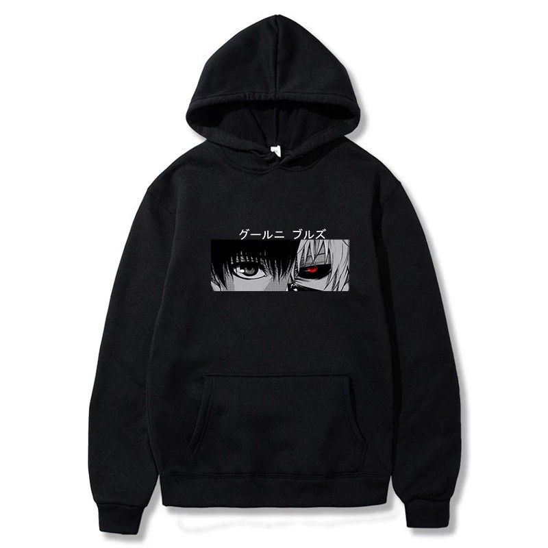 HOODIE JUMPER PULLOVER KILLUA HXH UNISEX PRIA&WANITA JAKET JAPAN ANIME Hoodie kilua zoldyck/sweater hoodie pria-Tokyo(hitam)