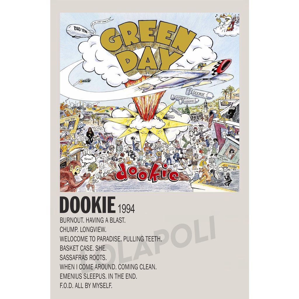 Poster Cover Album Dookie - Green Day