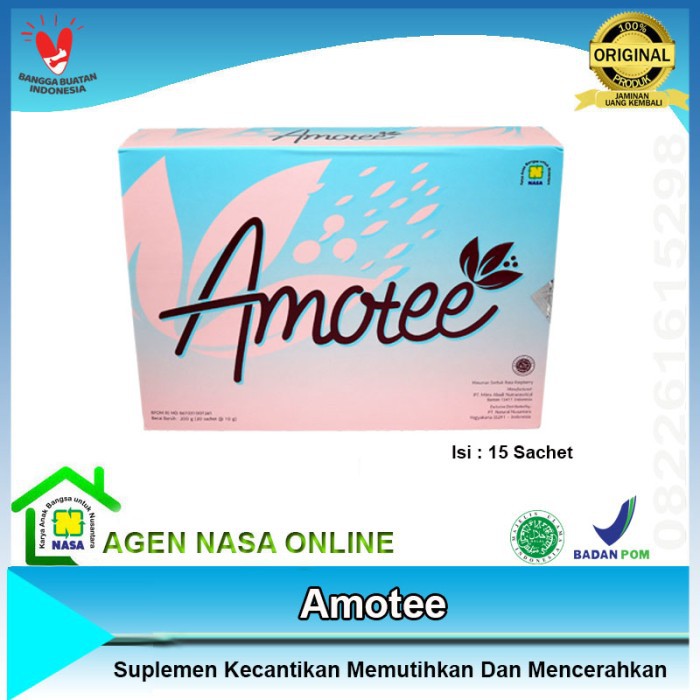 Amotee Produk Nasa Suplemen Kecantikan Memutihkan Kulit Secara Alami
