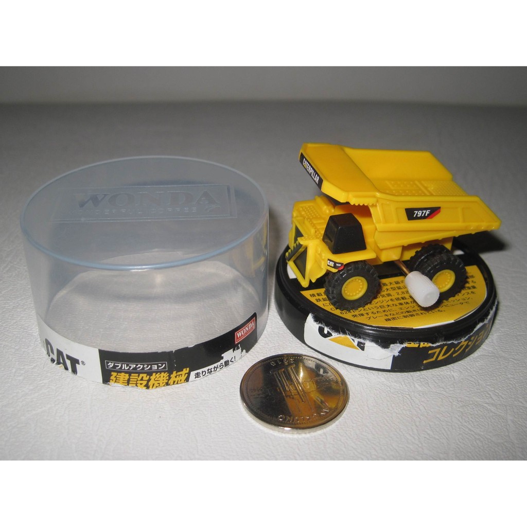 Diecast CAT 797F Dump Truck Caterpillar 797F Original Wonda Diecast Dump Truck Miniatur Truck