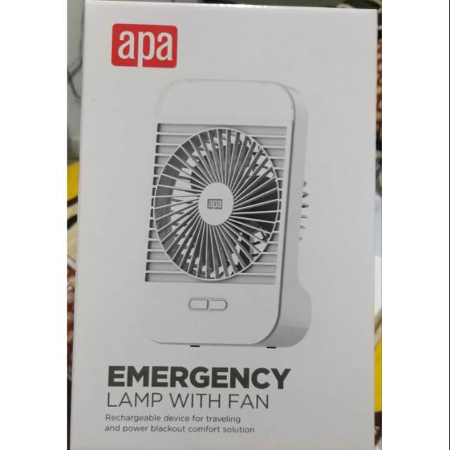 LAMPU EMERGENCY / KIPAS ANGIN /EMERGENCY LAMP WITH PAN APA By ACE HARDWARE