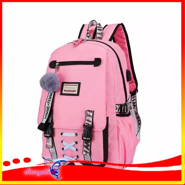 Charyatink - Tas Ransel Wanita Import Sekolah Kuliah Outdoor terkereen