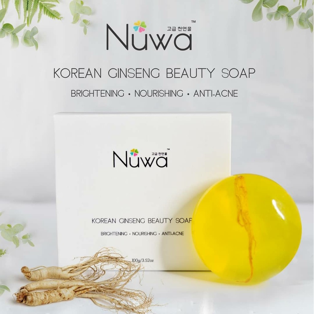 [ORIGINAL] NUWA Korean Ginseng Beauty Soap / Sabun Ginseng Korea