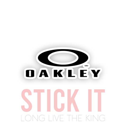 

Stiker oakley sablon setrika DTF kaos baju sticker fashion 62