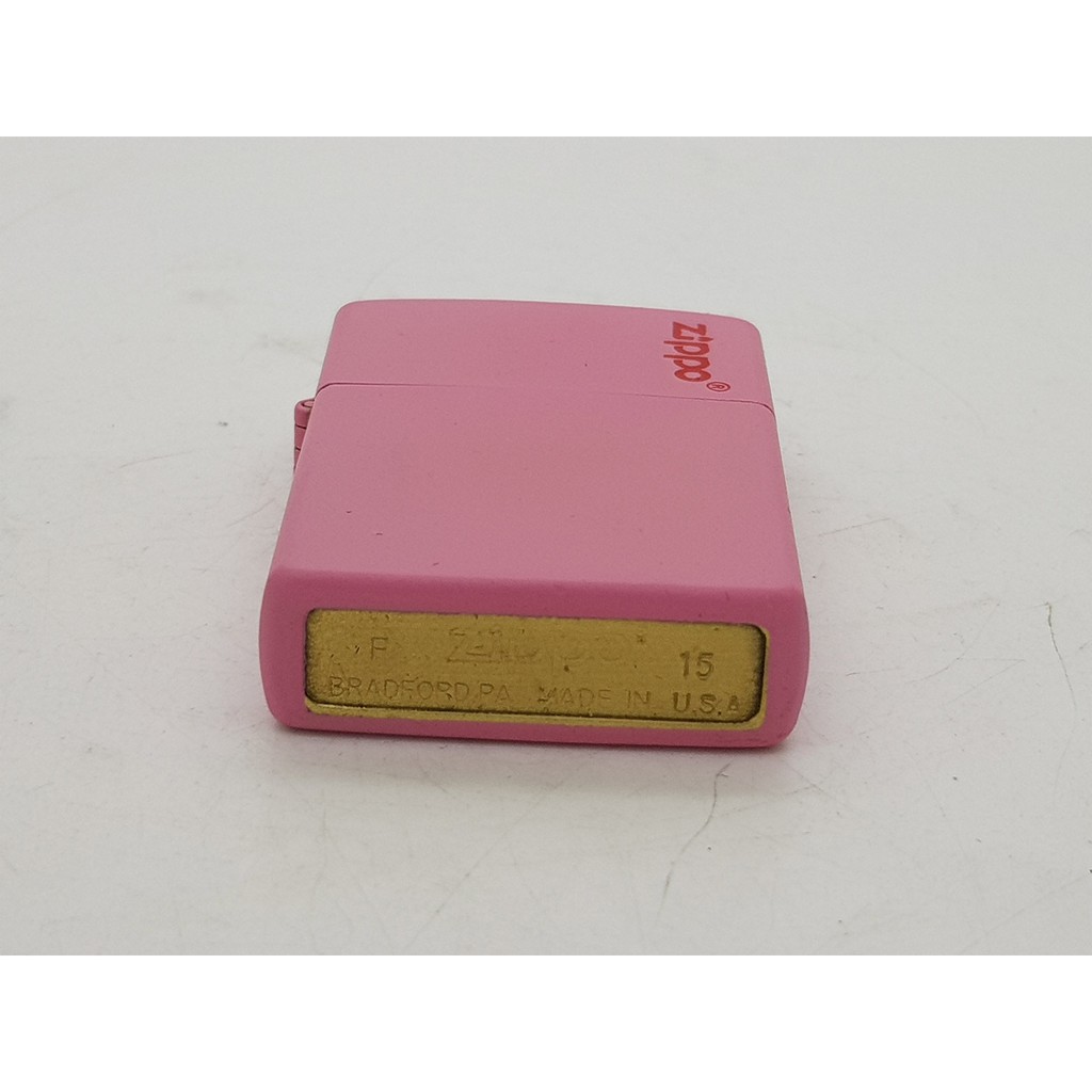 KOREK ZIPPO POLOS PINK 1 SUARA